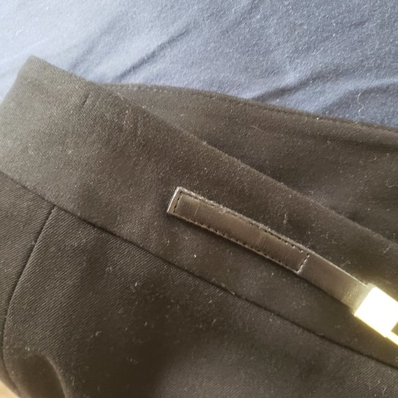 Express Black Pencil Skirt- Gold Hardware - Size 10 - Picture 8 of 12